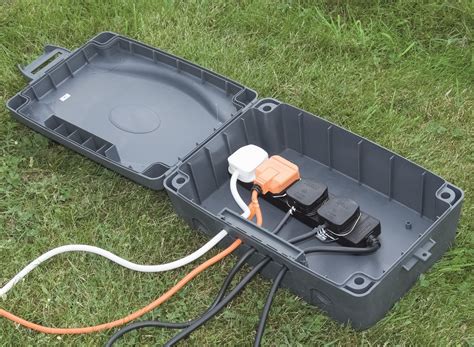 ground junction box electricity|waterproof in ground electrical box.